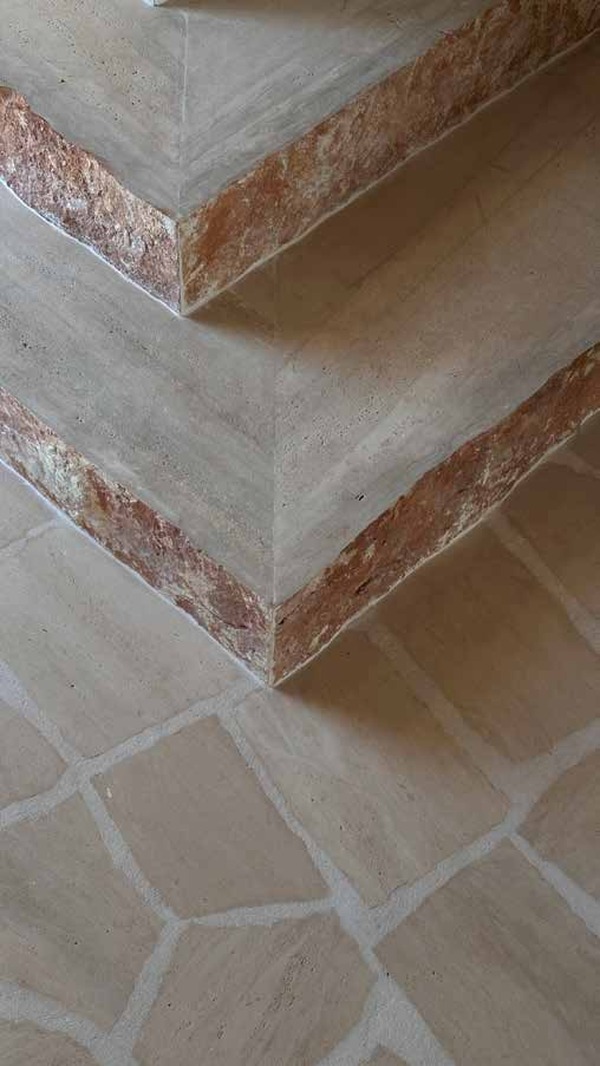 Stone steps detail