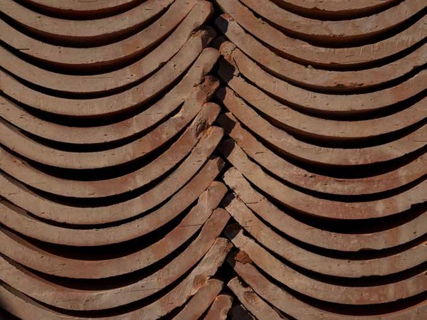 Traditional Mallorcan roof tiles
